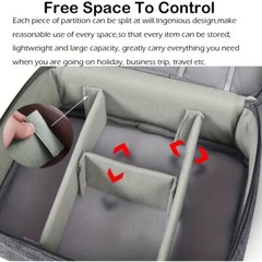 Electronics Organizer Travel Cable Organizer Bag Waterproof Portable Digital Sto