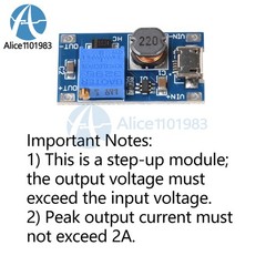 5PCS 2A booster board DC-DC step-up module 2/24V to 5/9/12 / 28V Replace XL6009