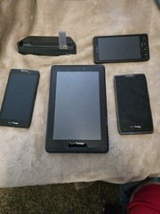 Mixed Lot, 4 devices. Motorola Droid Razr Maxx, Maxx HD, Droid X, Verizon Tablet