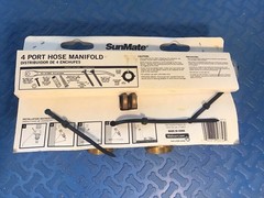 Orbit SunMate 56656 Brass Faucet 4-port Manifold NEW