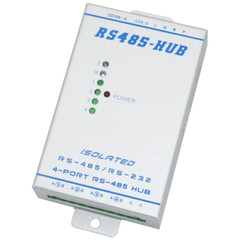 Lightning protection isolated bidirectional 4-way four-port RS485 hub repeater