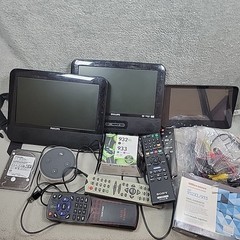 Mixed Electronics Lot DVD Player Remotes Toshiba Drive Echo Dot Parts
