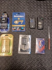 Electronics Lot Battery Chargers Remote Controls Nimh Pads Junk Drawer Lot