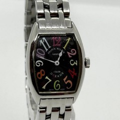 FRANCK MULLER Watch Multicolor 1752QZ Silver Black Quartz Women’s Working Rare
