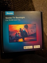 Govee TV Backlight 70-80 Inch RGBIC Smart LED Strip Lights Wi-Fi Alexa Google