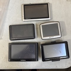 Lot Of 5 GPS Monitors GARMIN UNTESTED FOR PARTS OR REPAIR