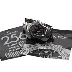 Sinn Watch 256.ST Chronograph Day-Date Automatic Stainless Men’s w/3 Extra Links