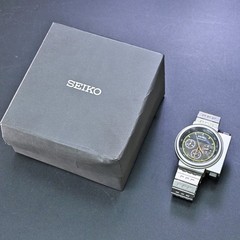 Seiko Alien 2 Giugiaro 7T12-0BL0 Men’s Watch Box Round Date Dial Chronograph