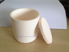 New Alumina (99.5%AL2O3 ) Ceramic Cylinder Crucible D40*H60mm+Lid