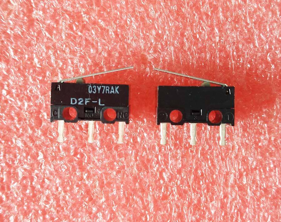 10PCS Original Omron D2F-L mouse micro switch