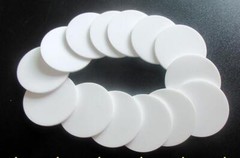 10Pcs Alumina (99.5%AL2O3 ) Ceramic heat radiator 16*1mm