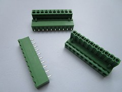 50 pcs Close Straight 10pin 5.08mm Screw Terminal Block Connector Plugbale Type