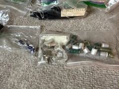 Mixed Electronics Components Lot Inductors Relays LEDs Resistors Transformers