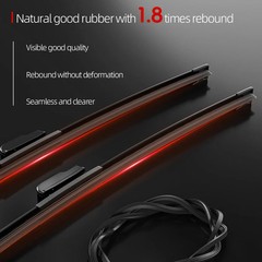 1set Front & Rear Windshield Wiper Blades Windscreen Wipers For Toyota Auris Tou