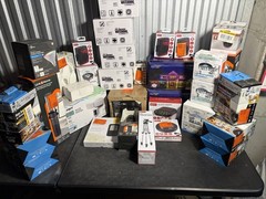 Mixed Electronics & Smart Home Lot Cameras Lights Audio New/Open Box Bulk