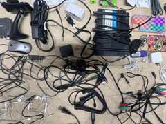 Mixed Lot – Earphones, Charging Cables, Wall Adapters, Cord, Power Cords, Plugs