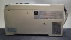 Toshiba KT-R1 Stereo Cassette Recorder w/ RP-S2 FM Tuner Case Tested
