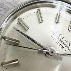 ROLEX 6516 Oyster Perpetual Date 1968 Automatic Silver SS