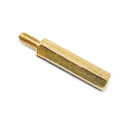 50 PCS NEW Brass M3X20MM Male to Femal Spacer Hex Column Standoff Support PCB K9