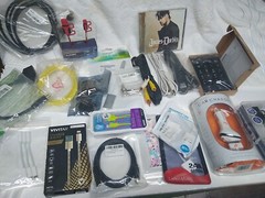 Computer bag of 34 Misc Electronics Reseller Lot. READ DESCRIPTION for manifest