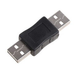 Quick Speed USB 2.0 Male to Male Adapter Fast Charge & Data Transfer Connector