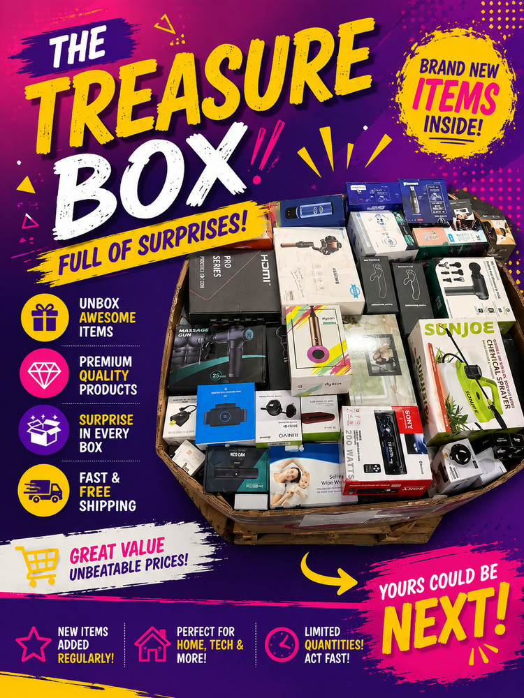 TikTok Viral Surprise Stash – Retail Overstock Mystery Collection