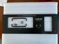 *NEW* CARVER C-500 Faceplate, Black with Handles and Hardware
