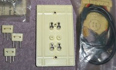 Mixed LOT of Electronics/Terminals Strips Block, TV/FM Plugs,Speaker Cable Jacks